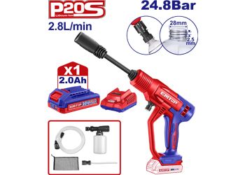 Emtop Akülü Araç Yıkama Makinası 20 V 2.0 AH