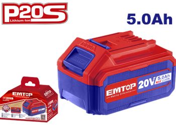 Emtop Li-ion Akü 5.0 AH